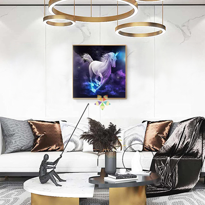 Unicornio Mágico Blanco Animal mitológico sagrado