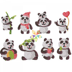 Stickers Calcomanías Pegatinas Oso Panda