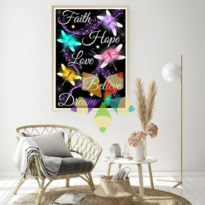 Libélulas de Colores Fé Amor Esperanza Sueños