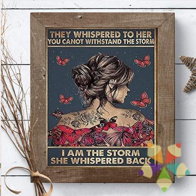 Yo soy la tormenta Frase empoderada Feminista Mujer Guerrara i am the storm