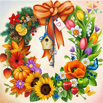 Corona de Flores Símbolo Adorno Solemnidad Elegancia