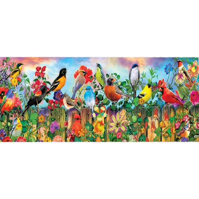 Aves Pájaros Colores Flores Jardín Mensajeros Feng Shui