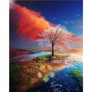 Árbol Cielo Tierra Nube Roja Celajes