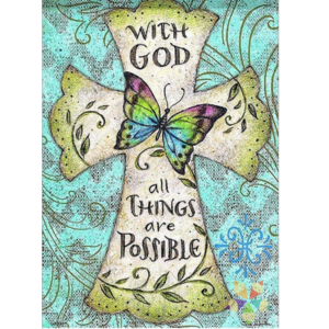 Cruz Con Dios Todo es Posible Oración Fe Católica Cristo Crucifijo