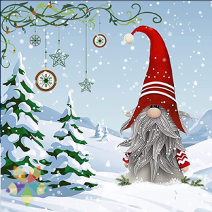 Gnomo Duende Muñeco Navideño Sombrero Rojo Nieve Regalo Navidad