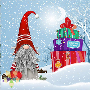 Gnomo Duende Muñeco Navideño Sombrero Rojo Nieve Regalo Navidad