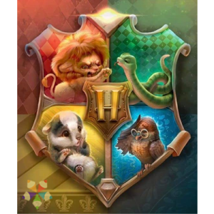 Escudo Hogwarts Harry Potter Gryffindor Slytherin Ravenclaw Hufflepuff JK Rowling