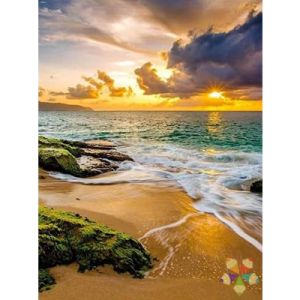 Atardecer Mar Playa Arena Oleaje Olas Celajes Ocaso Paisaje Inspirador