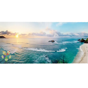 Atardecer Mar Playa Arena Oleaje Olas Celajes Ocaso Paisaje Inspirador