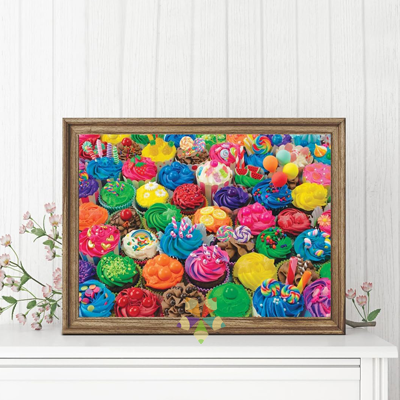 Muffin Cupcake Fruta Cuchara Sobremesa Lustre Buttercream Azúcar