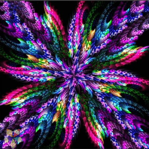 Mandala Arcoiris Geometria Sagrada