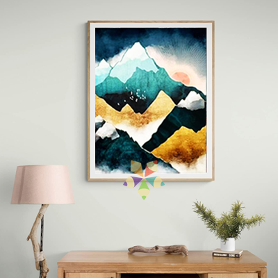 Paisaje sol naciente minimalista Simple Formas texturas Esperanza Renacimiento