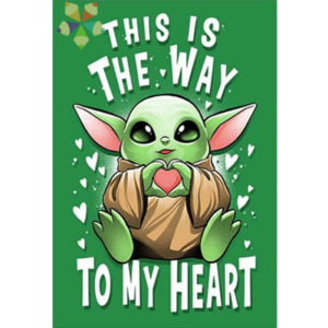 Grogu Baby Yoda Mandalorian Start Wars Enamorado este es el camino a mi corazón