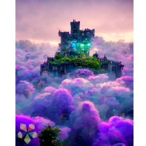 Castillo en las Nubes Mundo Mágico Fantasía seres fantásicos sueños