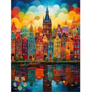 Fachadas de Colores Reflejo agua Río