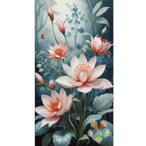 Flor de Loto Rosada Espiritual Símbolo Pureza