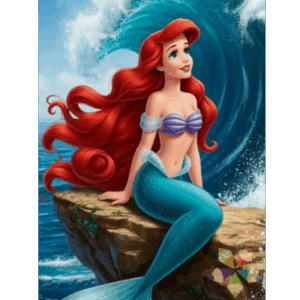 Ariel La Sirenita Bajo el Mar Disney