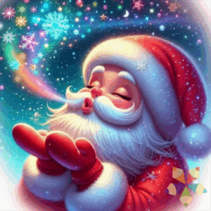 Santa Claus Colacho San Nicolás Papá Noel Muñeco de Nieve Bufanda Temporada Navideña Regalos Magia Niño Dios