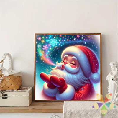 Santa Claus Colacho San Nicolás Papá Noel Muñeco de Nieve Bufanda Temporada Navideña Regalos Magia Niño Dios