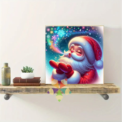 Santa Claus Colacho San Nicolás Papá Noel Muñeco de Nieve Bufanda Temporada Navideña Regalos Magia Niño Dios