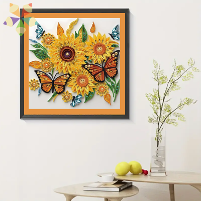 El girasol Sol amor admiración felicidad, vitalidad positivismo energía Dios Pétalos dorados Monarca migración Alas Renacimiento Transformación