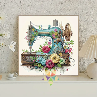 Maquina de Coser antigua viejita costura quilt labor tela centímetro alfiletero señora tijeras hilos abuela antaño recuerdo nostalgia