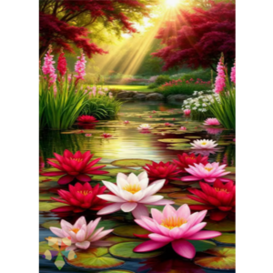 Flor de Loto Rosada Espiritual Símbolo Pureza