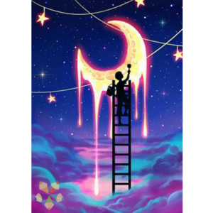 Luna Derretida Escalera Celajes