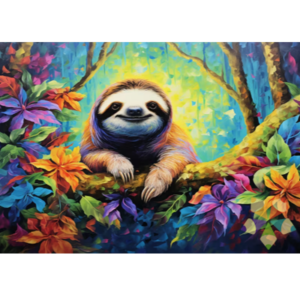 Oso Perezoso Barypus variegatus Bosque Tropical tres dedos Sloth simbolo costa rica